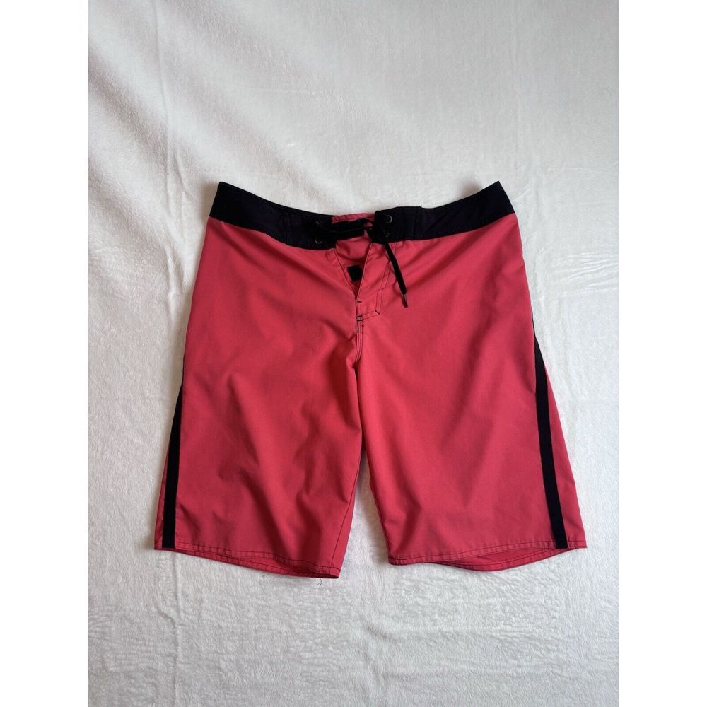 Hang Ten‎ Pink Black Surf Shorts Water Proof Men's 32 *
